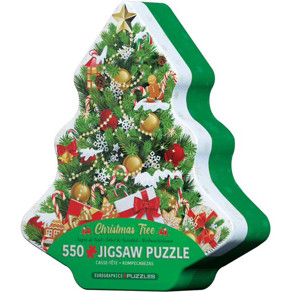 Eurographics Christmas Tree Tin - 550 Piece Puzzle