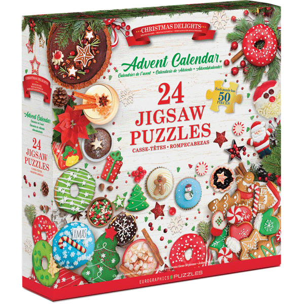 Eurographics Jigsaw Puzzle Advent Calendar Christmas Delights JR