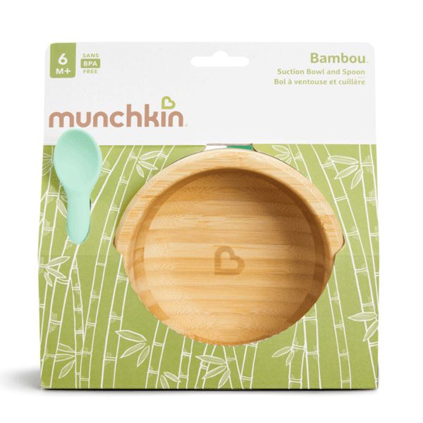 Munchkin Bambou Bowl + Spoon Set