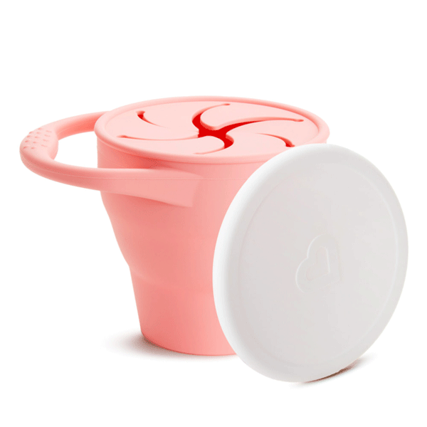 Munchkin Cest Silicone! Snack Catcher - Coral