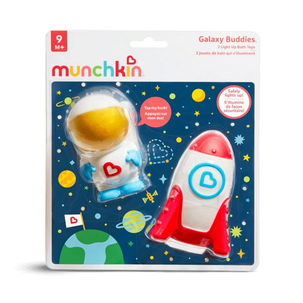 Munchkin Galaxy Buddies Light Up Bath Toys