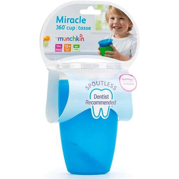 Munchkin Miracle 360-Degree Sippy Cup 10 Oz - Assorted Colours