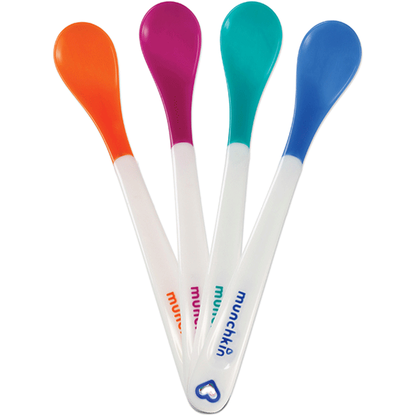 Munchkin White Hot Infant Spoons - 4 pack