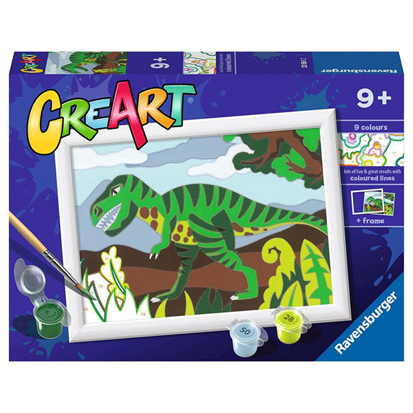 Ravensburger CreArt: Roaming Dinosaur - Paint By Numbers