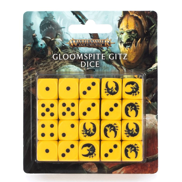 Warhammer Age of Sigmar: Gloomsprite Gitz Dice Set | JR Toy Company Canada