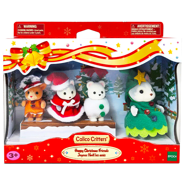 Calico Critters Happy Christmas Friends