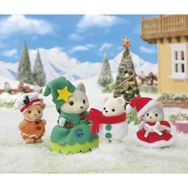 Calico Critters Happy Christmas Friends