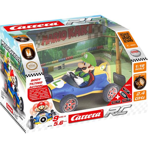 Carrera 2.4 GHz Mario Kart: Mach 8 Luigi