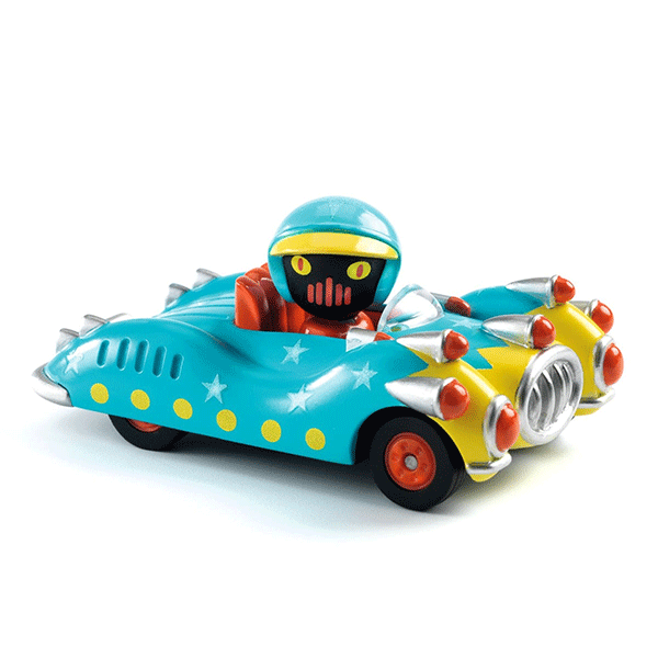 Djeco Crazy Motors Blue Gun Car