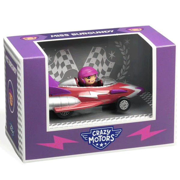 Djeco Crazy Motors Miss Burgundy Car