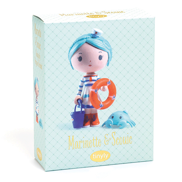 Djeco Tinyly - Marinette and Scouic Figurine Set