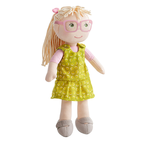 Open Box Haba 12 Inch Leonore Doll with Glasses