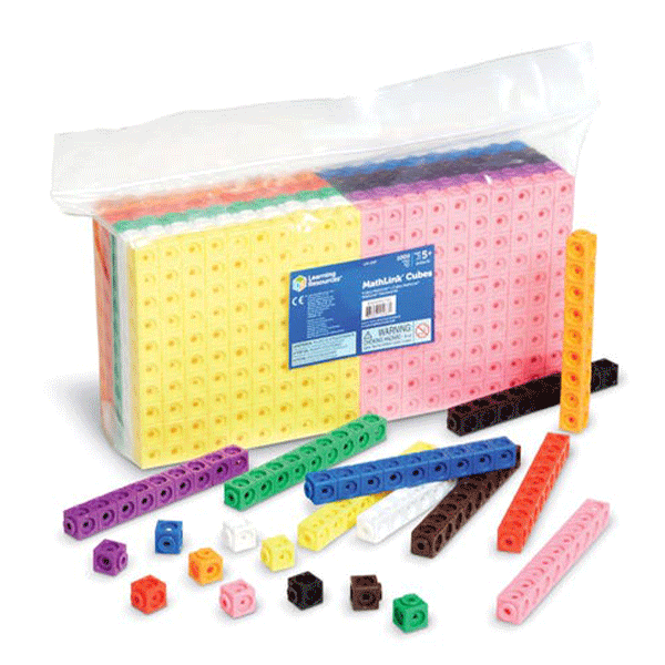 Learning Resources MathLink Cubes - Set of 1000