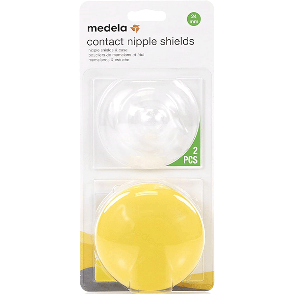 Medela Contact Nipple Shields and Case - 2 x 24mm