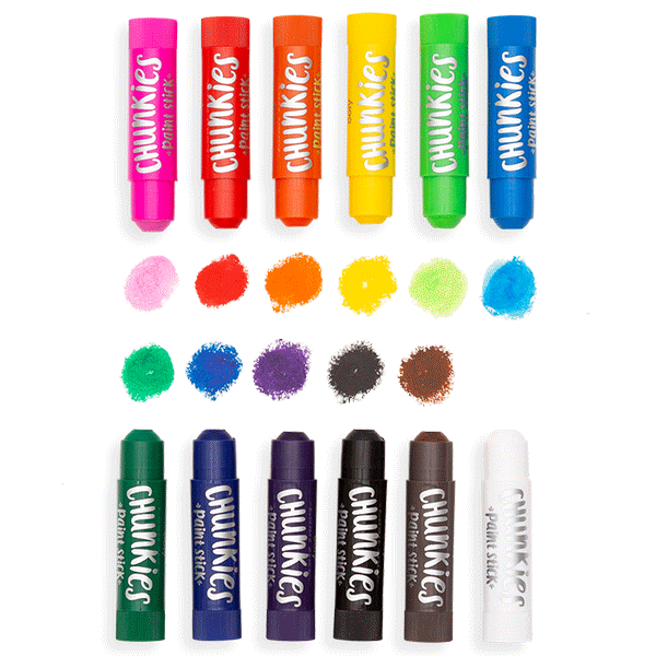 Ooly Chunkies Paint Sticks Original Pack - Set of 12