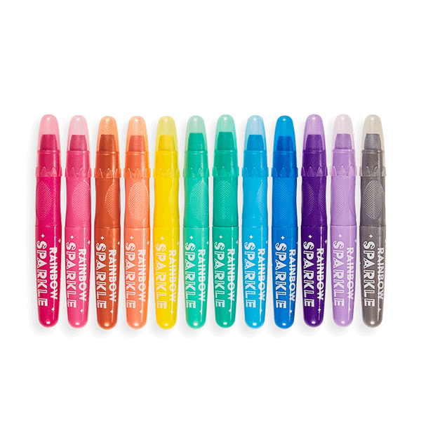 Ooly Rainbow Sparkle Watercolour Gel Crayons - Set of 12