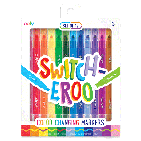 Ooly Switch-Eroo Colour Changing Markers - Set of 12