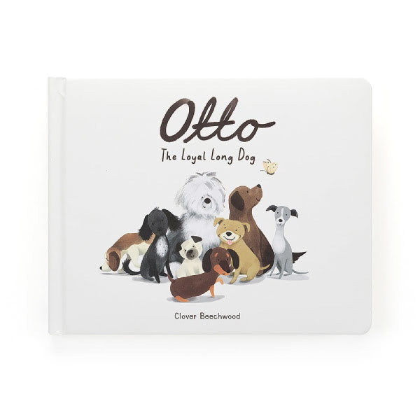 Jellycat Otto the Loyal Long Dog Hardcover Book