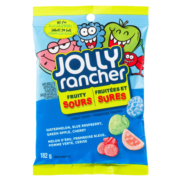 Jolly Rancher Gummy Sours - Fruity | JR Toy Company Canada