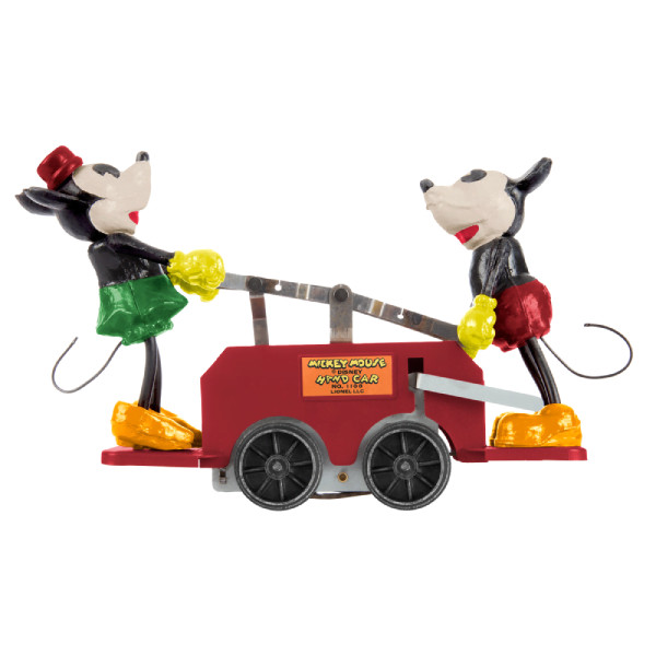 Lionel Disney's Mickey and Minnie Mouse Handcar - Red