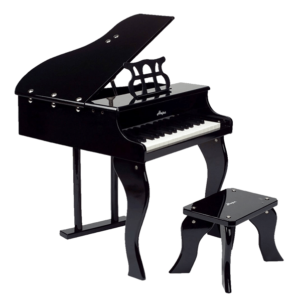 Open Box Hape Happy Grand Piano, Black