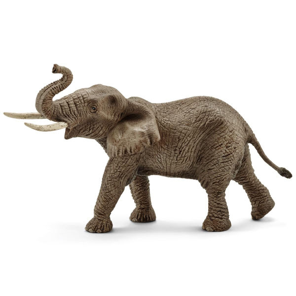 Schleich Wild Life African Elephant Male Figurine