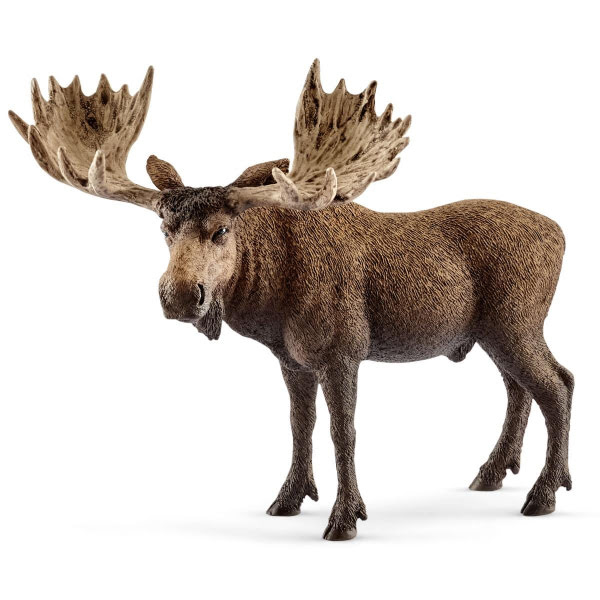 Schleich Wild Life Moose Bull Figurine