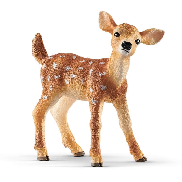 Schleich Wild Life White Tailed Fawn Figurine