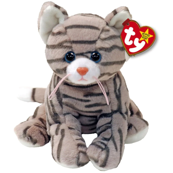 Ty Beanie Baby Silver II Tabby Gray Cat 30th Anniversary JR Toy Company Canada