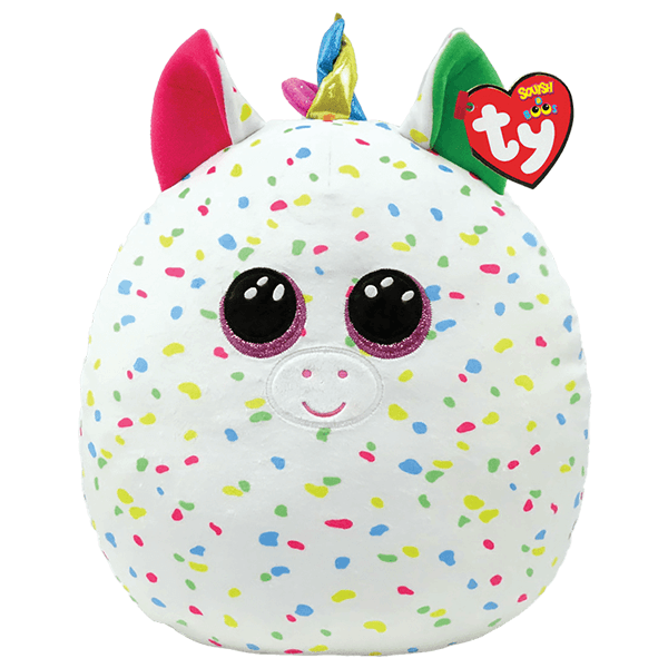 Ty Squishy Beanies - Harmonie Multicolour Unicorn (Medium 10