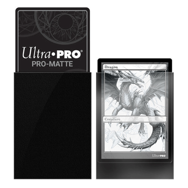 Ultra Pro Sleeves: Pro-Matte Black Standard Deck Protectors (50 count)