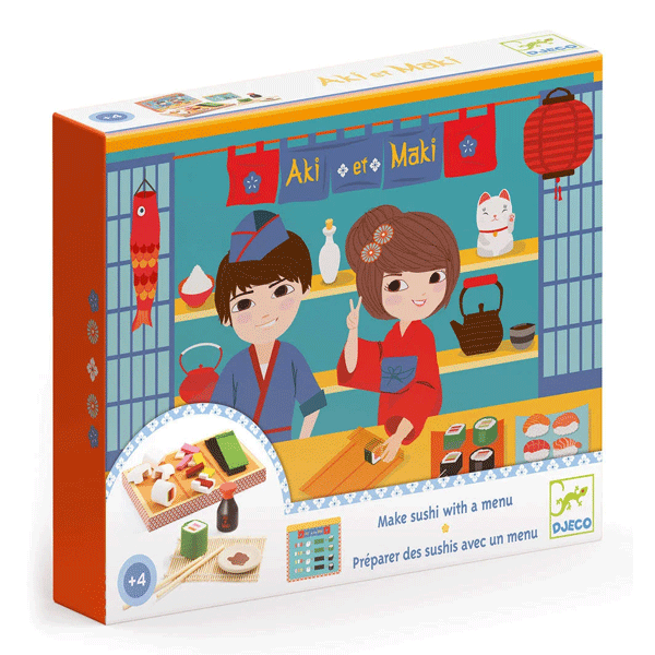 Djeco Aki et Maki Sushi Restaurant Role Play Set