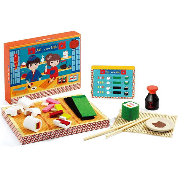 Djeco Aki et Maki Sushi Restaurant Role Play Set