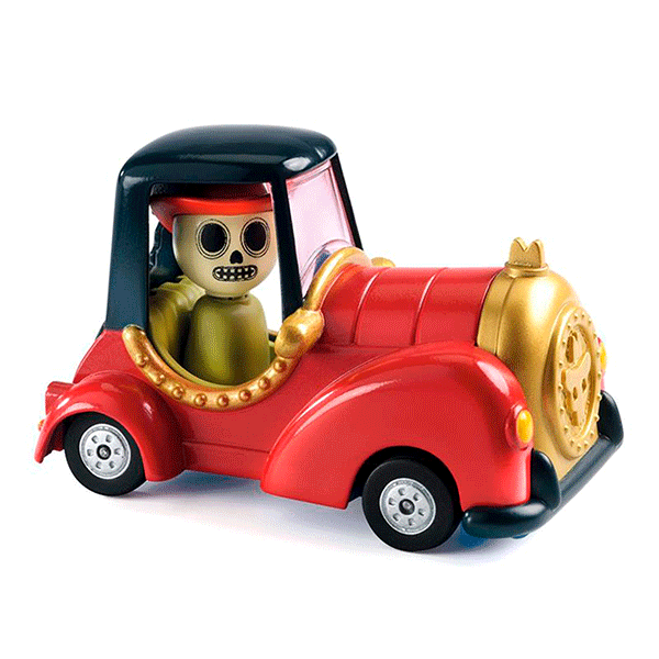 Djeco Crazy Motors Red Skull Car