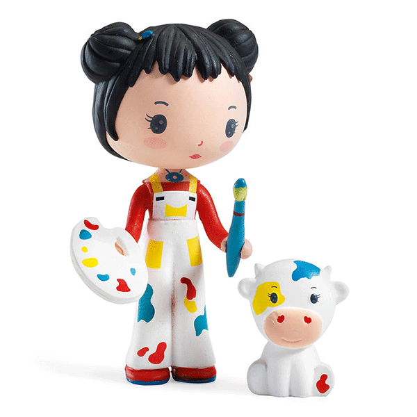 Djeco Tinyly -  Barbouille and Gribs Figurine Set