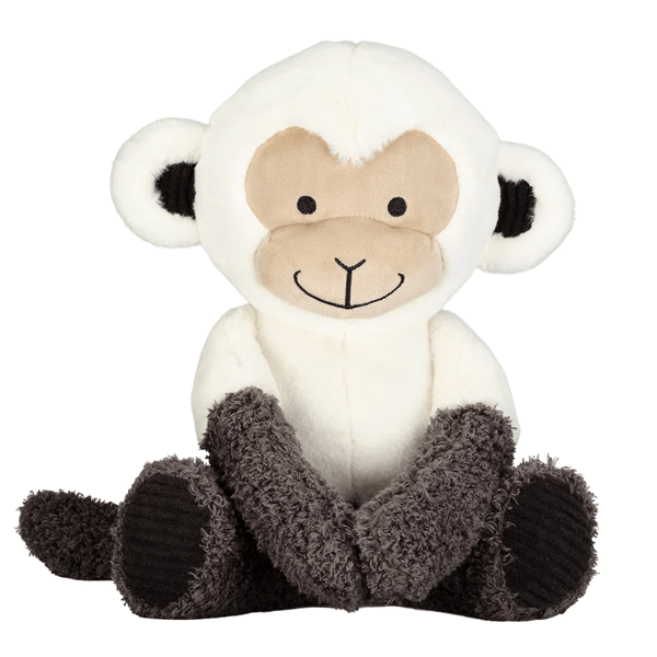 Lambs & Ivy Jungle Party White/Gray Plush Monkey - Charlie