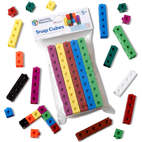 Learning Resources Snap Cubes - Set of 100