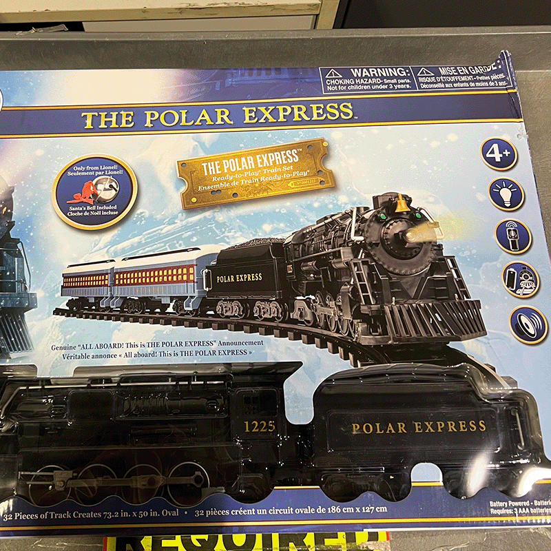 Open Box Lionel Polar Express Ready to Play Train Set