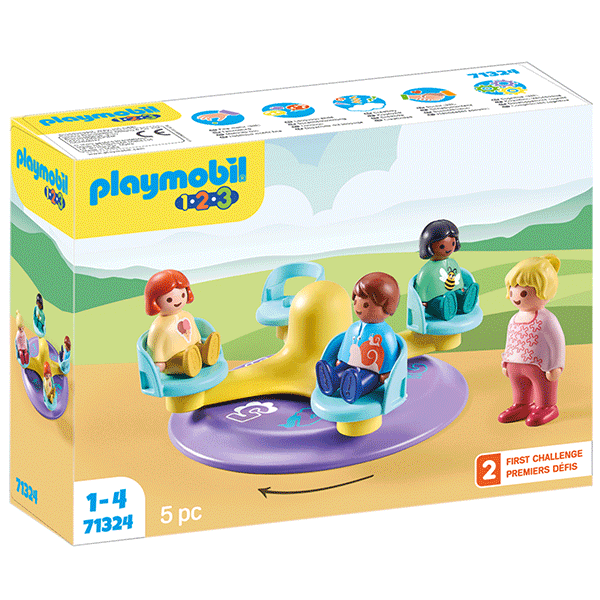 Playmobil 1.2.3 Children's Carousel