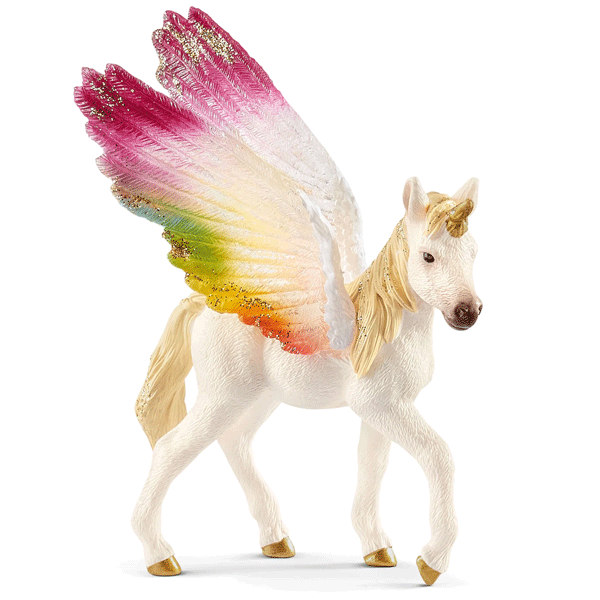 Schleich Bayala Winged Rainbow Unicorn Foal Figurine