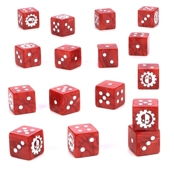 Warhammer 40,000: Adeptus Mechanicus Dice Set