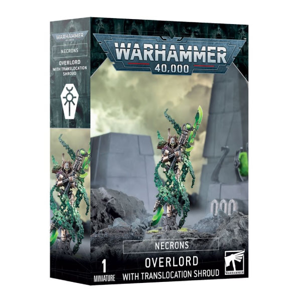 Warhammer 40,000: Necrons - Necron Overlord With Translocation Shroud