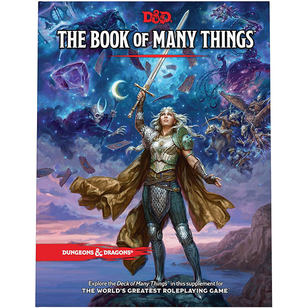 Dungeons and Dragons Deck of Many Things - Cards and Book Bundle