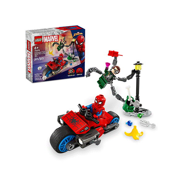 LEGO® Marvel 76275 Motorcycle Chase: Spider-Man vs. Doc Ock