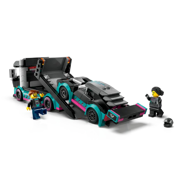 LEGO® City 60406 Race Car and Car Carrier Truck