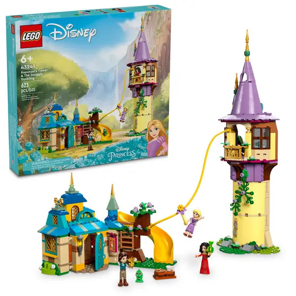 LEGO® Disney 43241 Princess Rapunzel’s Tower & The Snuggly Duckling