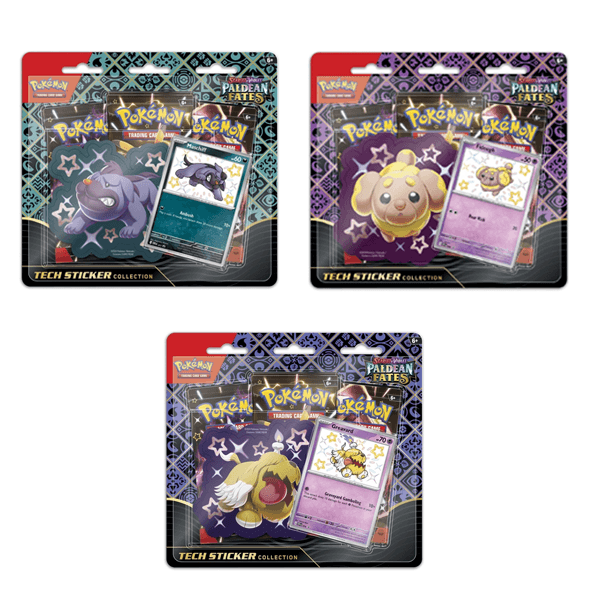 Pokémon TCG: Scarlet & Violet-Paldean Fates Tech Sticker Collection (Assorted)