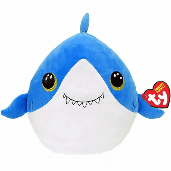 Ty Squishy Beanies - Finsley Shark (Large 14