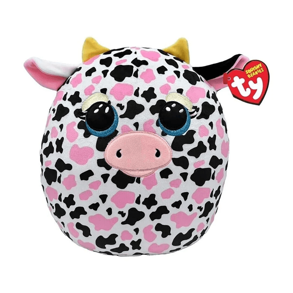 Ty Squishy Beanies - Milkshake Cow (Medium 10