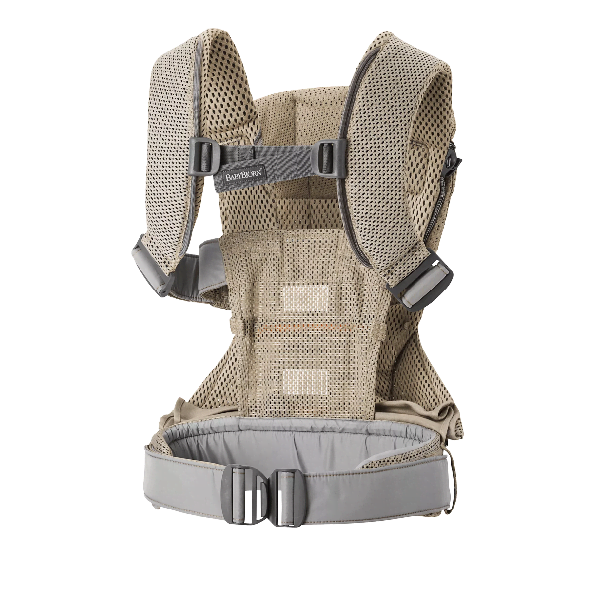 BabyBjorn - Baby One Air Carrier - 3D Mesh Grey Beige